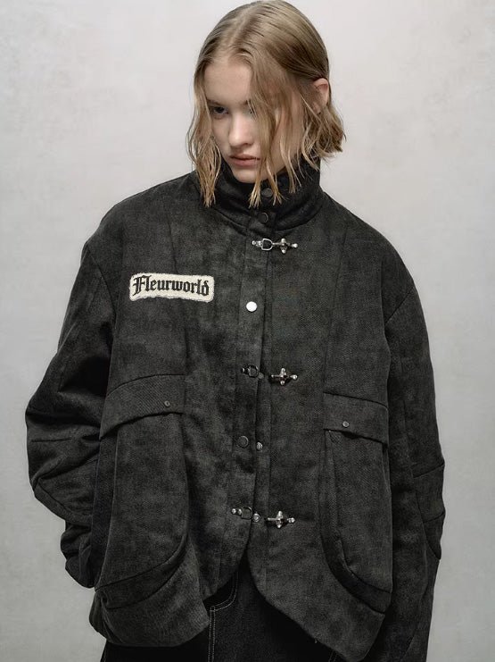 Barn-Style Gradient Utility Down Jacket
